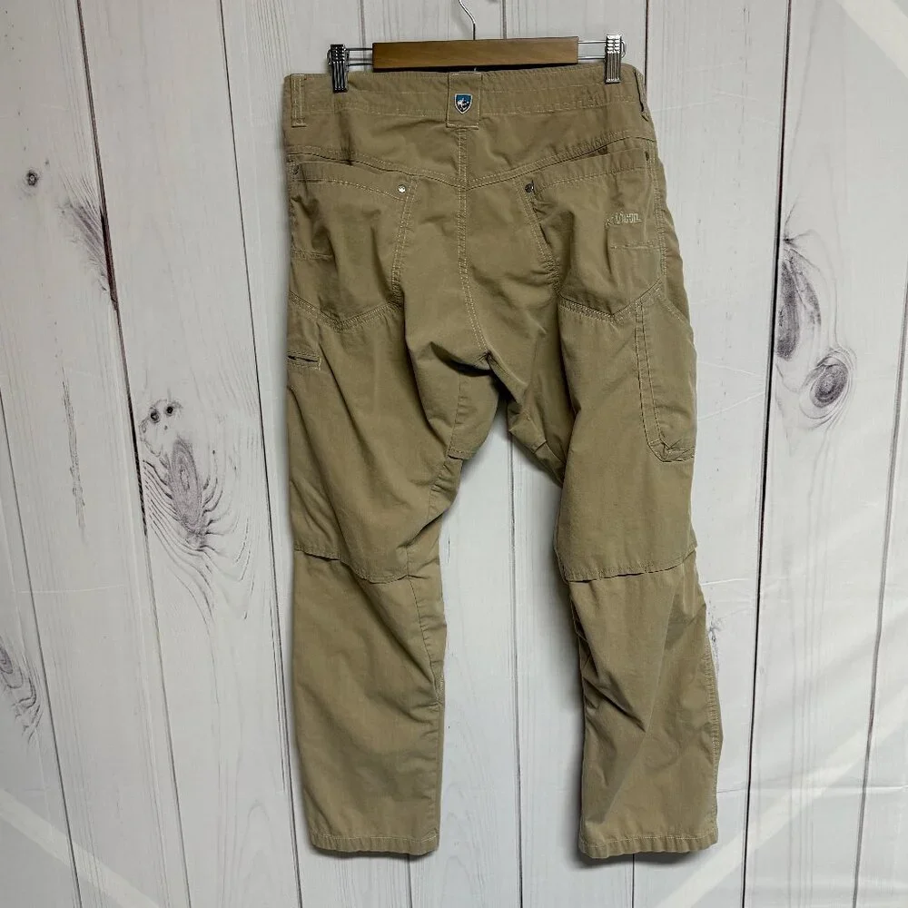KÜHL Konfidant Air Pants Men’s 36x30 Beige Vented‎ Hiking Work Outdoor